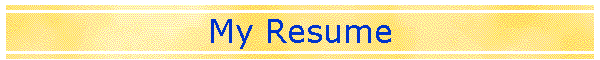 My Resume